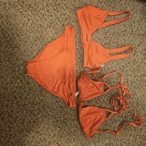 Vitamin A Orange Bikini Set